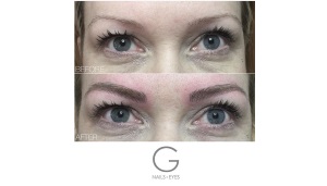 semi permanent ögonbryn